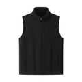 Zipper Stand Collar Double-sided Fleece Cardigan Fleece Vest