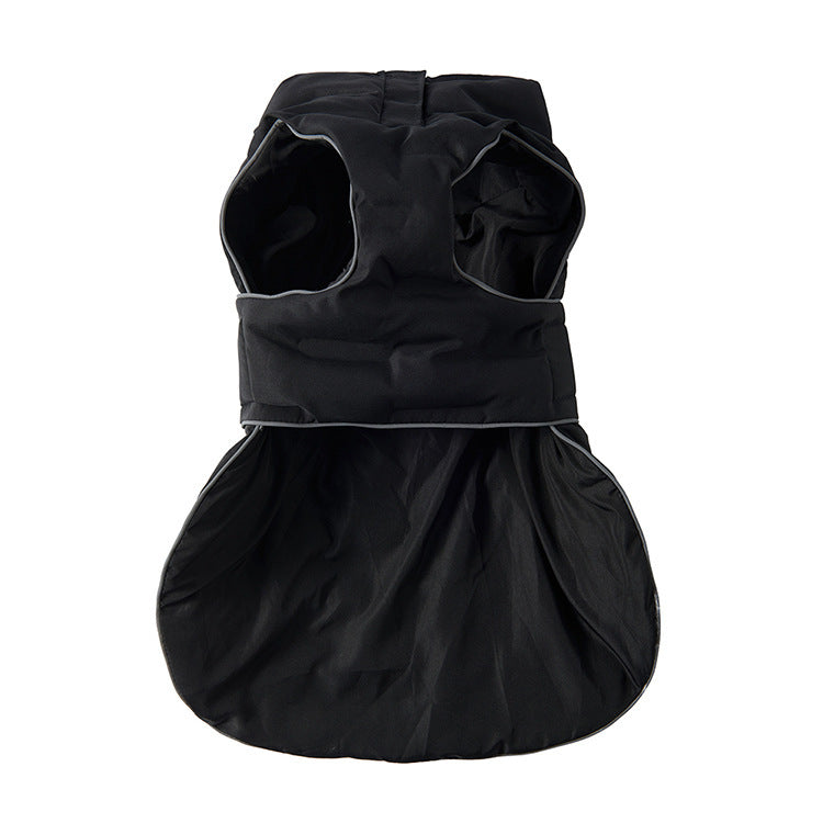 Water- And Wind-Resistant Velcro Jacket For Medium To Large Dogs