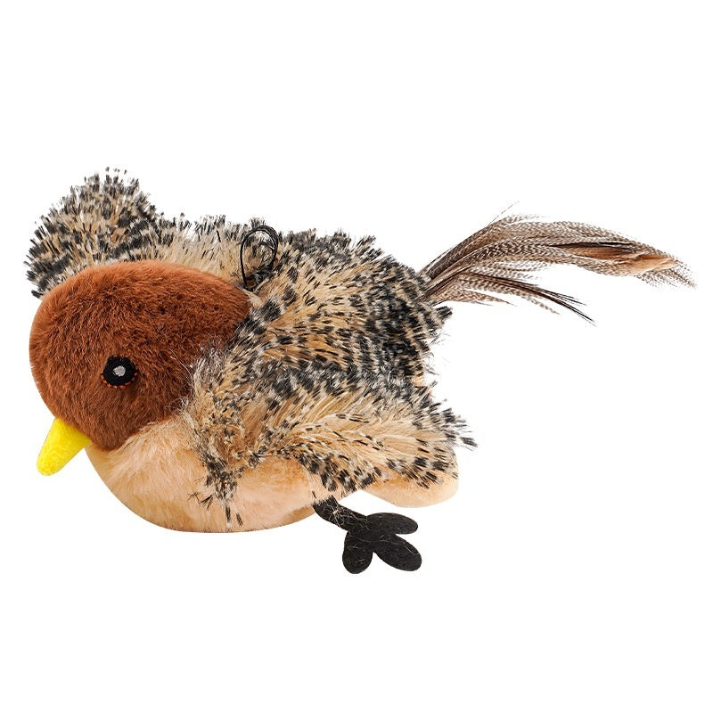 Inductive Magpie Cat Self-Entertaining Plush Smart Toy