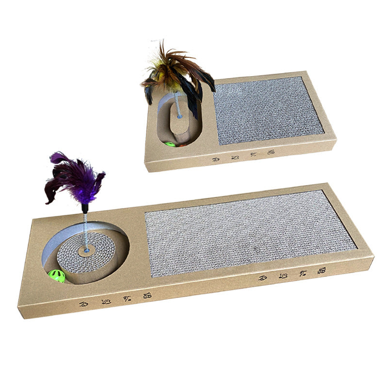 Pet Cat Toy Corrugated Paper Grinding Claw Board