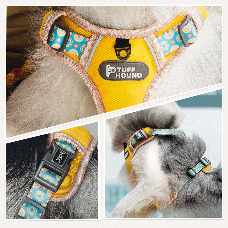 Pet Fashion Simple Chest Strap Leash Set