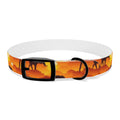 Savanna Sunset Tapestry: Elephants and Acacias in Endless Horizon - Pet Collar Pet Zen