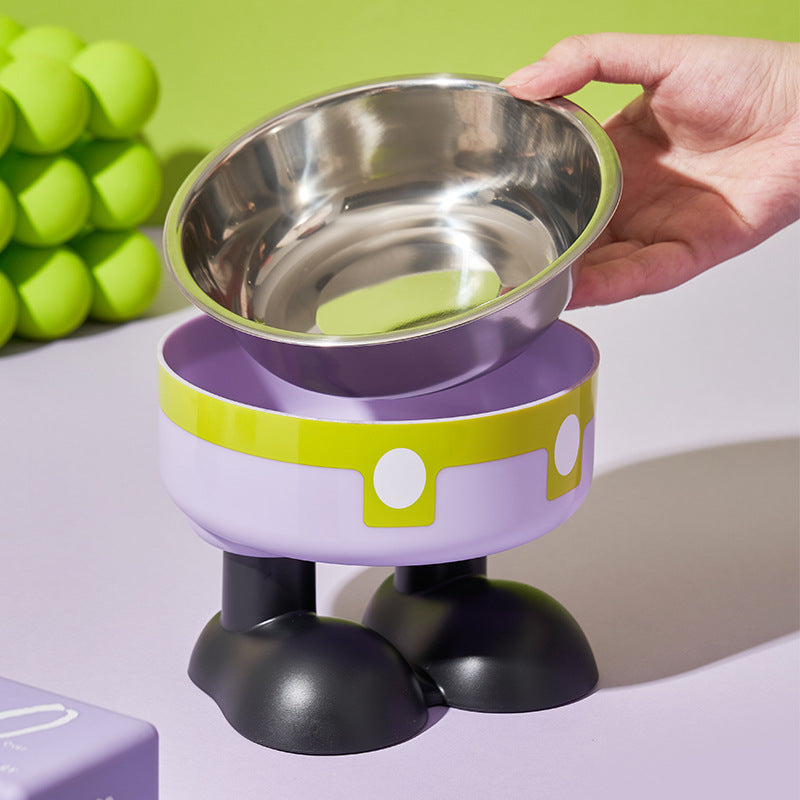 Cat Neck Protection Pet Anti-tumble Cat Bowl