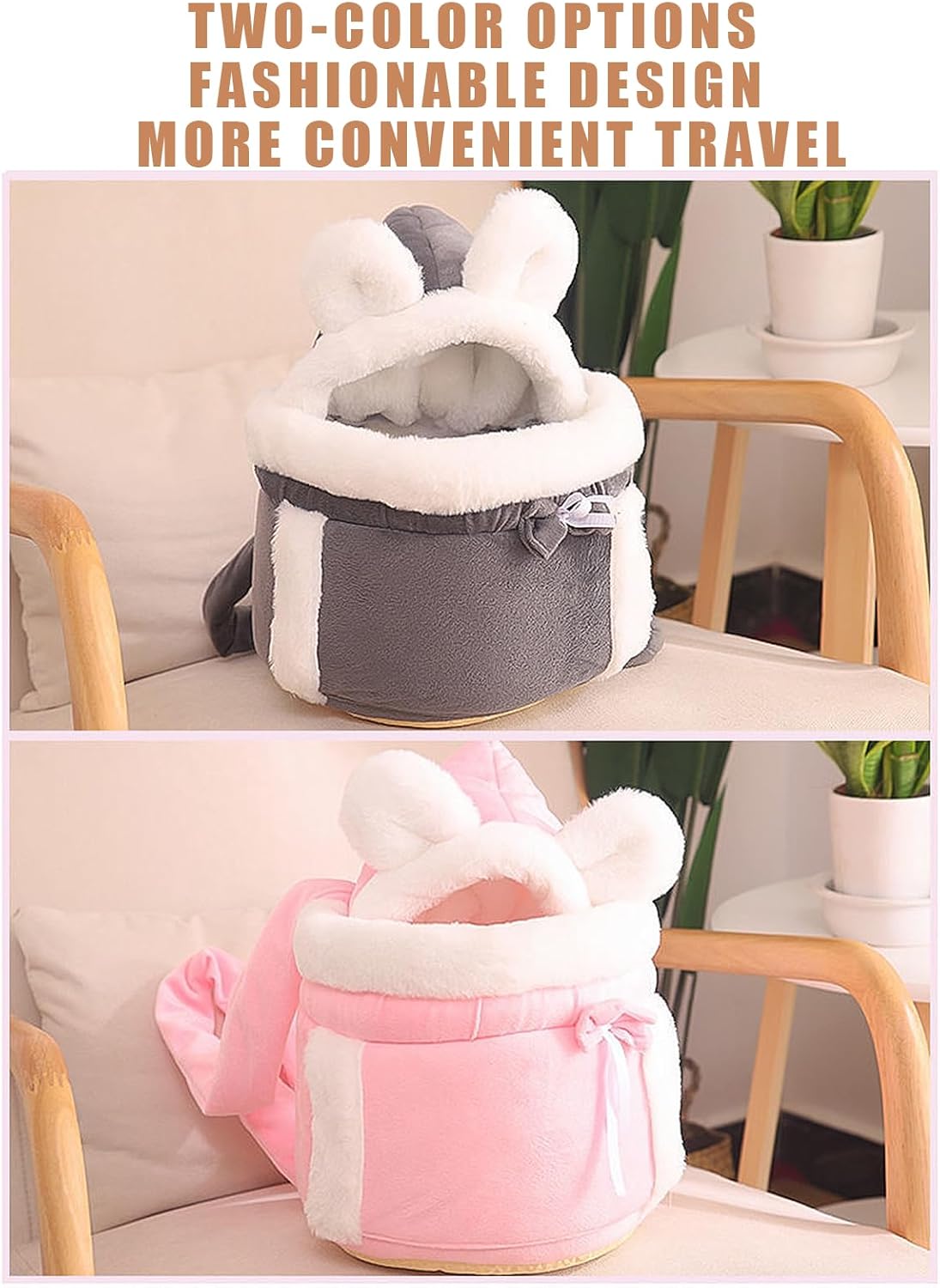 Pet Carrier Bag, Cat Bag Carrier, Double Pocket Cat Front Pack, Carry Bag For Pets, Warm Pet Carrier Bag, Travel Backpacks For Dogs And Cats Backpack