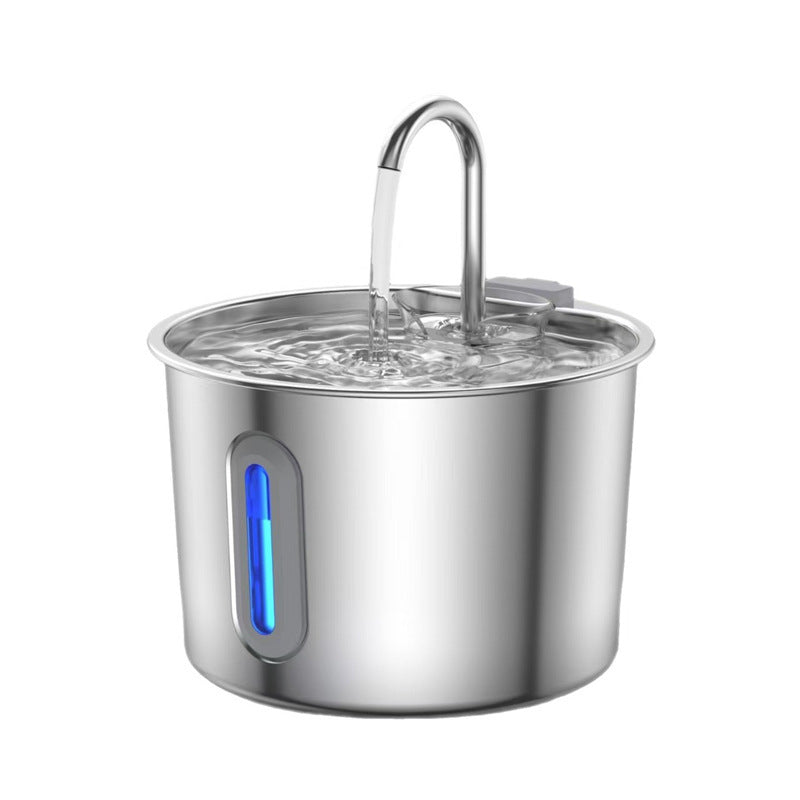 Pet Cat Stainless Steel Automatic Water Dispenser