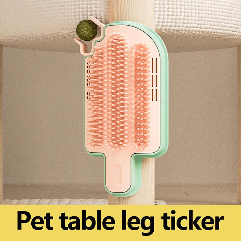 New Ice Cream Shape Cat Rubbing Itch Artifacts Corner Hair Rubbers Cat Self Hi Toys Mint Ball Feather Pet Cat Toys Pet Supplies