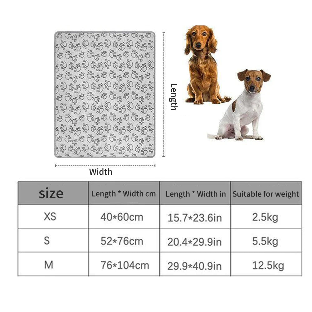 Winter Soft Dog Blanket Washable, Cat Blanket for Indoor Cats Mat Large Medium Small Dog Gifts Puppy Essentials (Grey) Bed