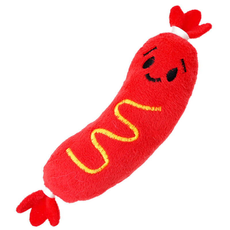 Pet Sounding Plush Toy Bite-resistant Relieving Stuffy Dog Toy